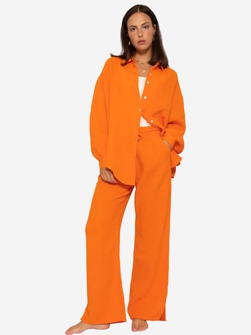 SASSYCLASSY Широка кройка Панталон в оранжево