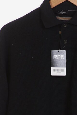 HECHTER PARIS Sweatshirt & Zip-Up Hoodie in L-XL in Black