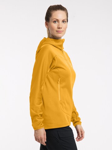 Haglöfs Athletic Fleece Jacket 'Frost MidHood' in Yellow