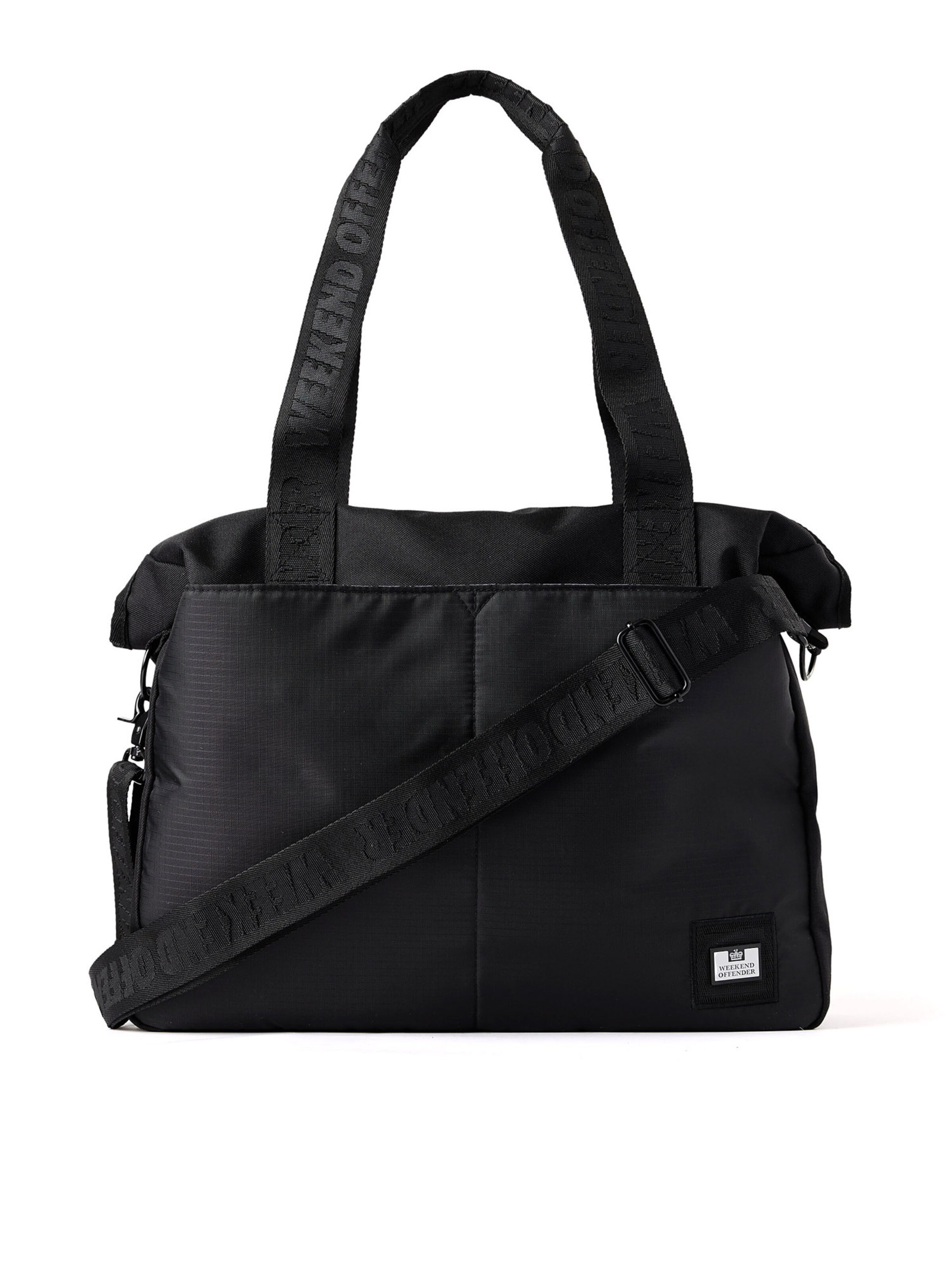 Weekend Offender Shopper in Schwarz: Vorderseite