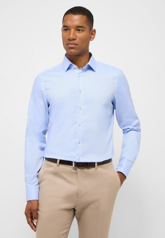 ETERNA Slim fit Button Up Shirt in Blue: front