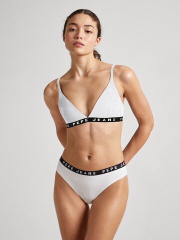 Pepe Jeans Triangel BH in Weiß