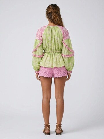 Miss June - Blusa 'Blouse Tavola' en verde