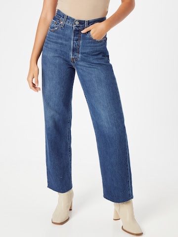 LEVI'S ® Regular Дънки 'Ribcage Straight Ankle' в синьо: отпред