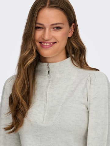 JDY Sweater 'Elanor Lia' in Grey