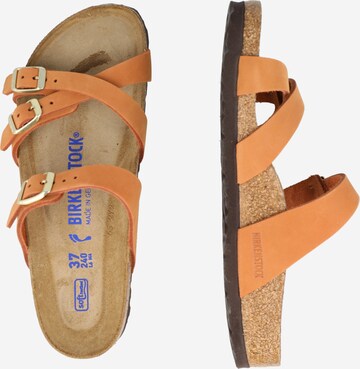 BIRKENSTOCK - Sapato aberto 'Franca' em castanho