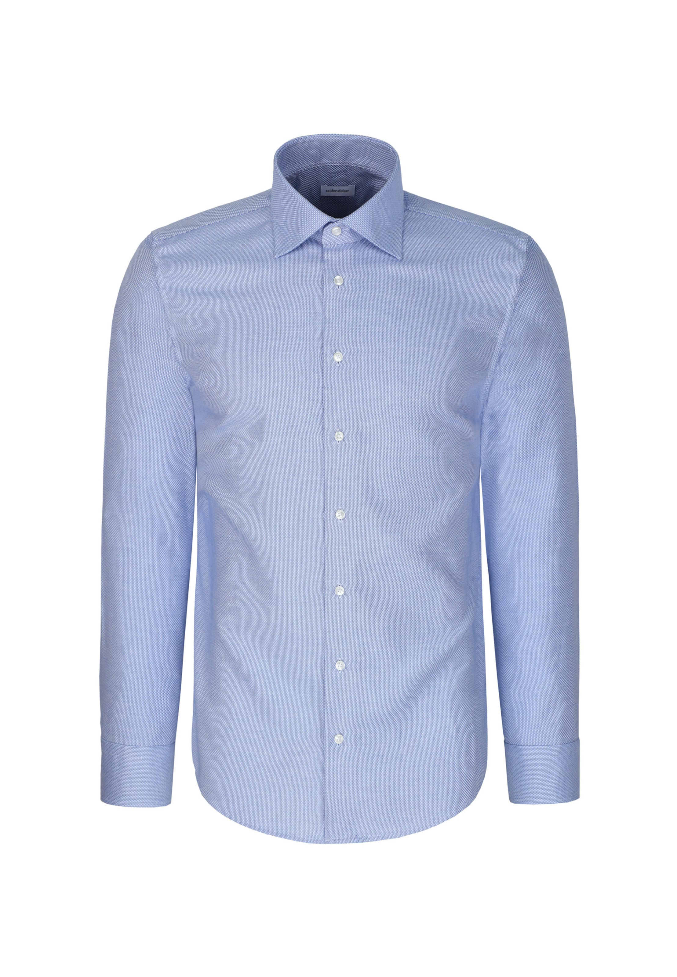 SEIDENSTICKER Slim fit Zakelijk overhemd in Blauw: voorkant