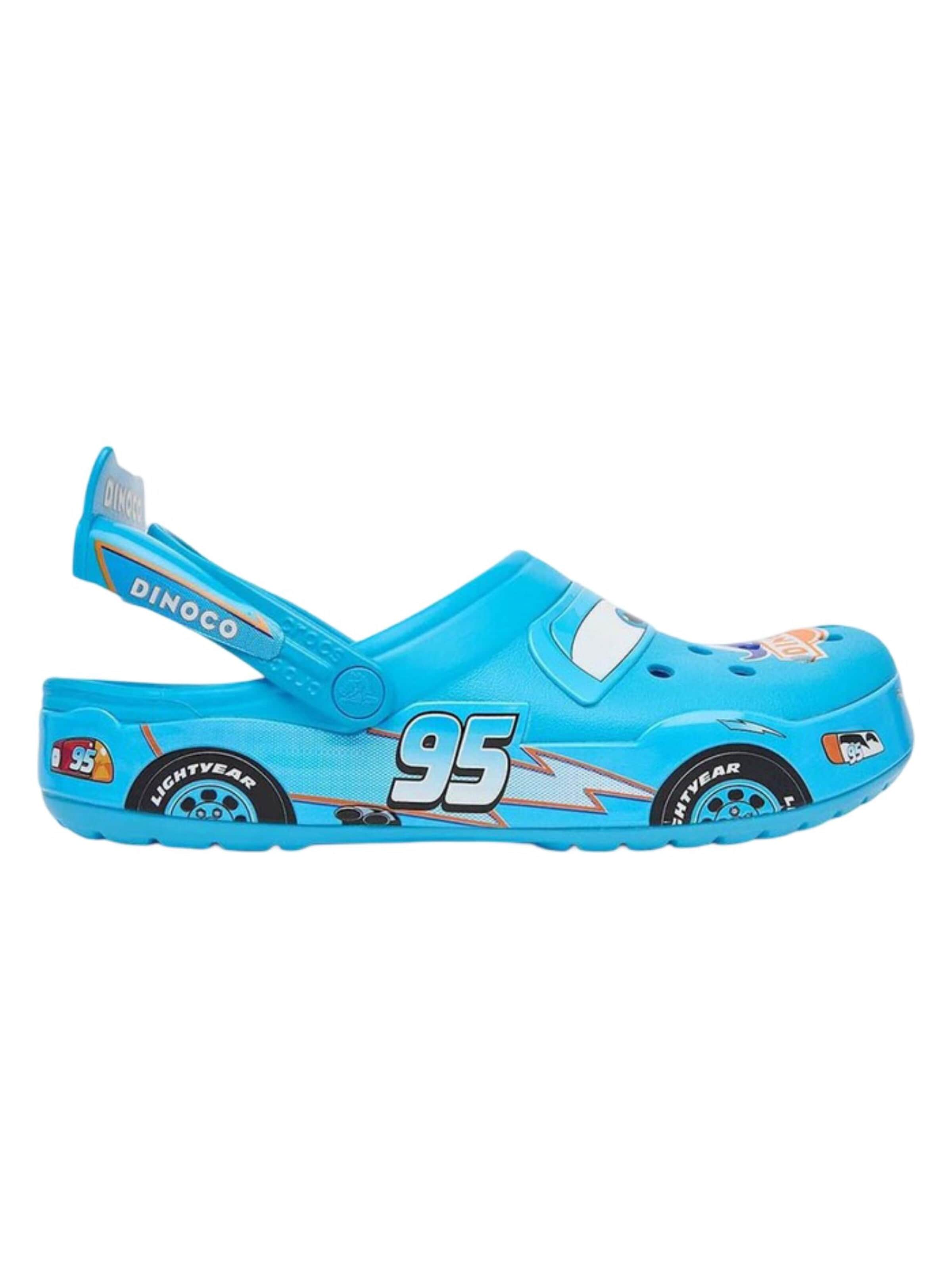 Crocs Clogs 'Crocs Crocband Clog Cars Lightning McQueen Dinoco' in Blue: front