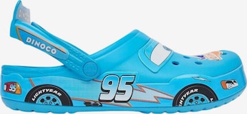 Crocs Clogs 'Crocs Crocband Clog Cars Lightning McQueen Dinoco' in Blue: front