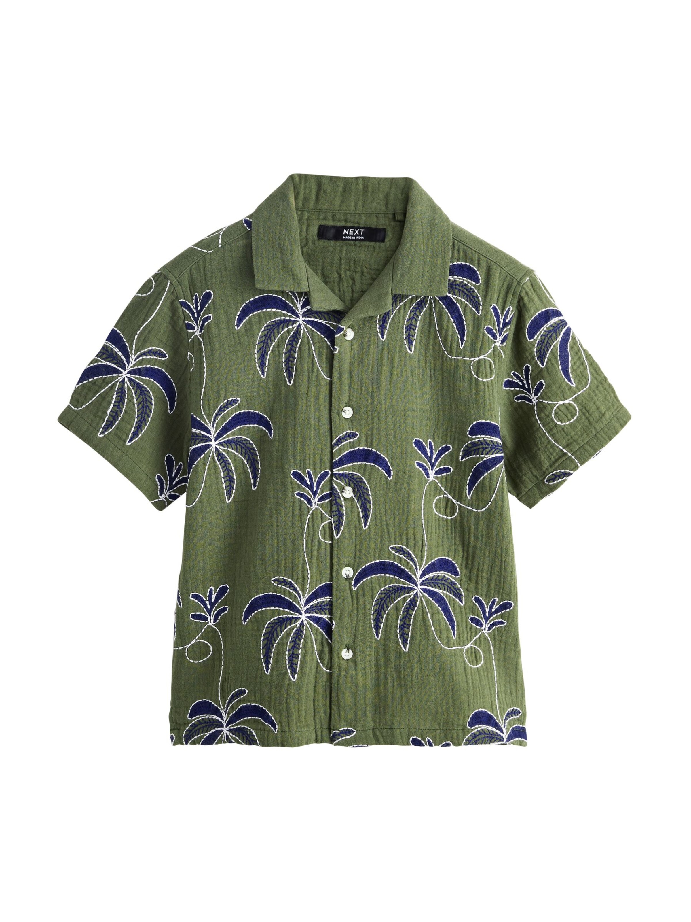 Chemise Next en vert : devant