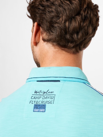 CAMP DAVID Poloshirt in Blau