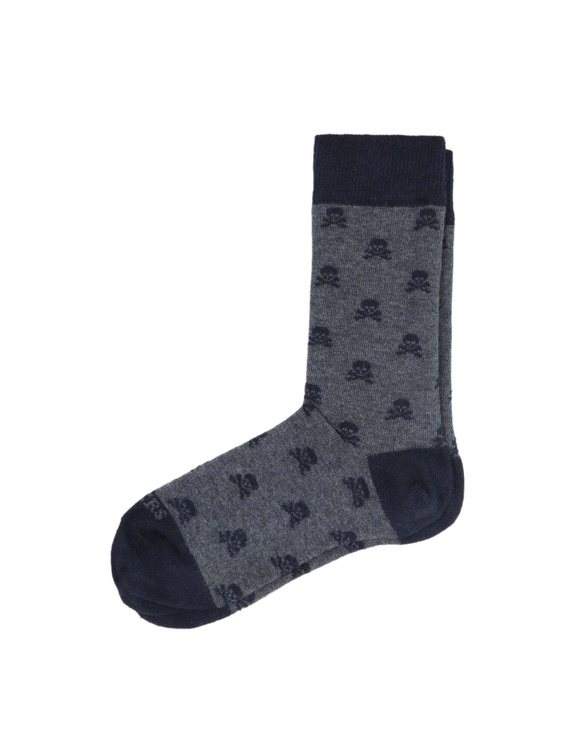 Scalpers Къси чорапи в сиво: отпред