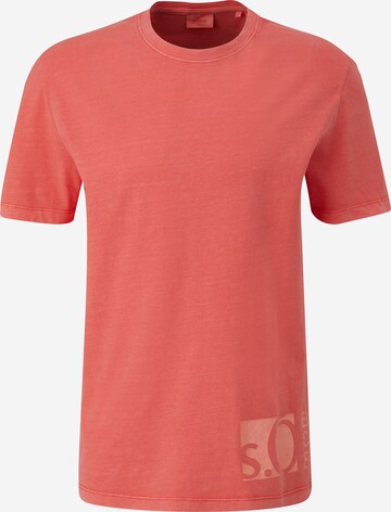 T-Shirt s.Oliver en orange : devant