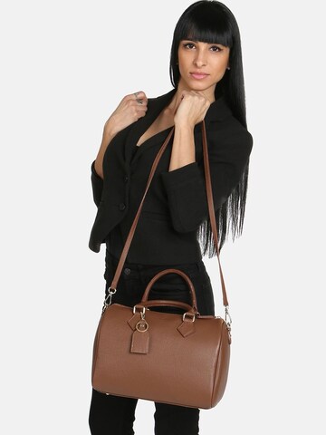 CHICCA BORSE Handbag in Brown: front