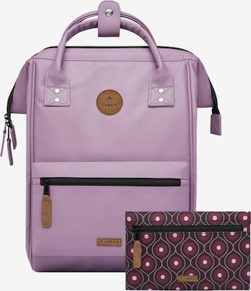 Cabaia Backpack 'Adventurer' in Purple: front