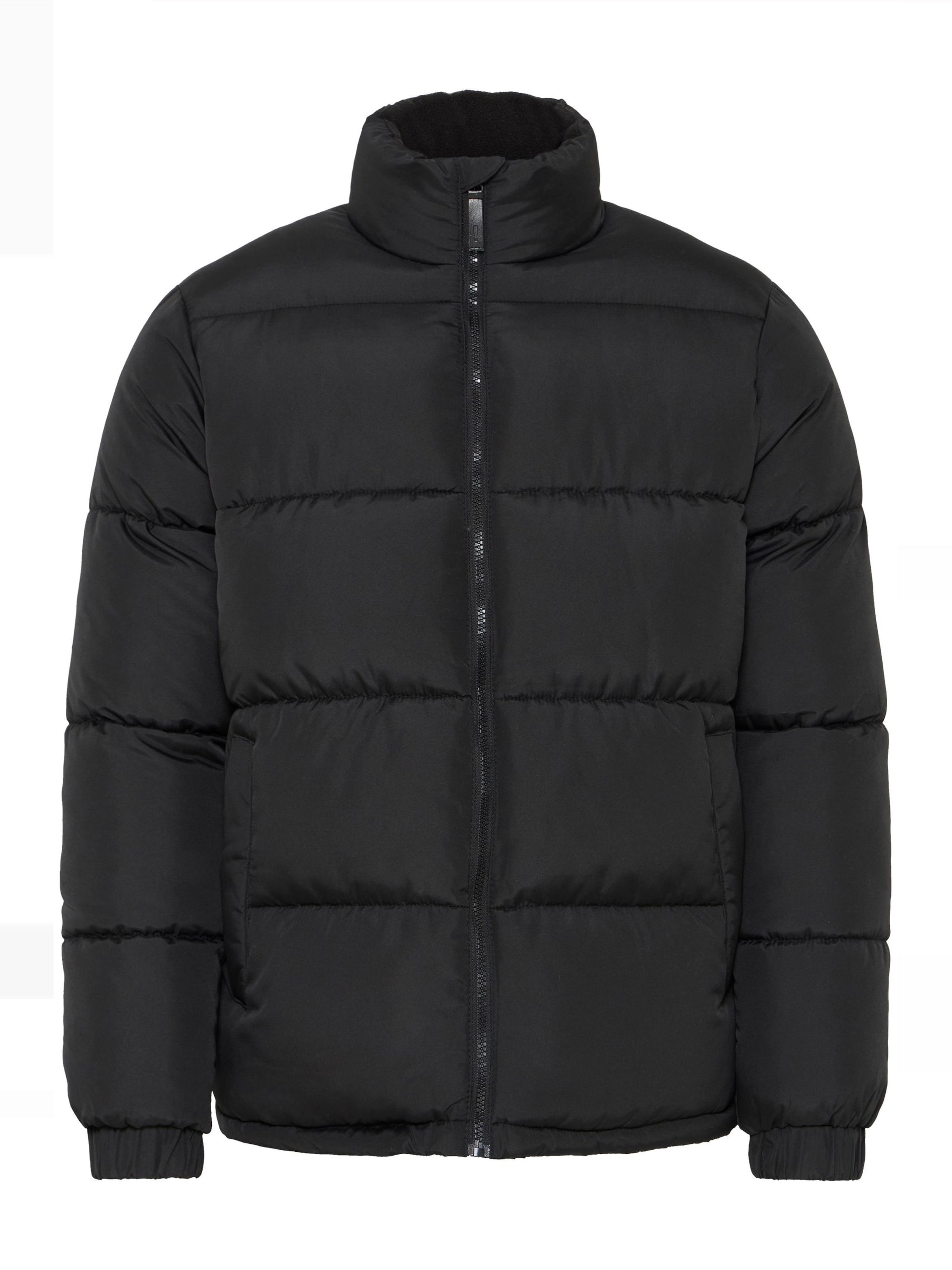 !Solid Winterjas ' SDMARLON ' in Zwart: voorkant