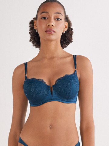 INTIMISSIMI Balconette BH in Blau: Vorderseite
