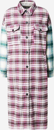 Nasty Gal Letný kabát - zelená / ružová / biela, Produkt