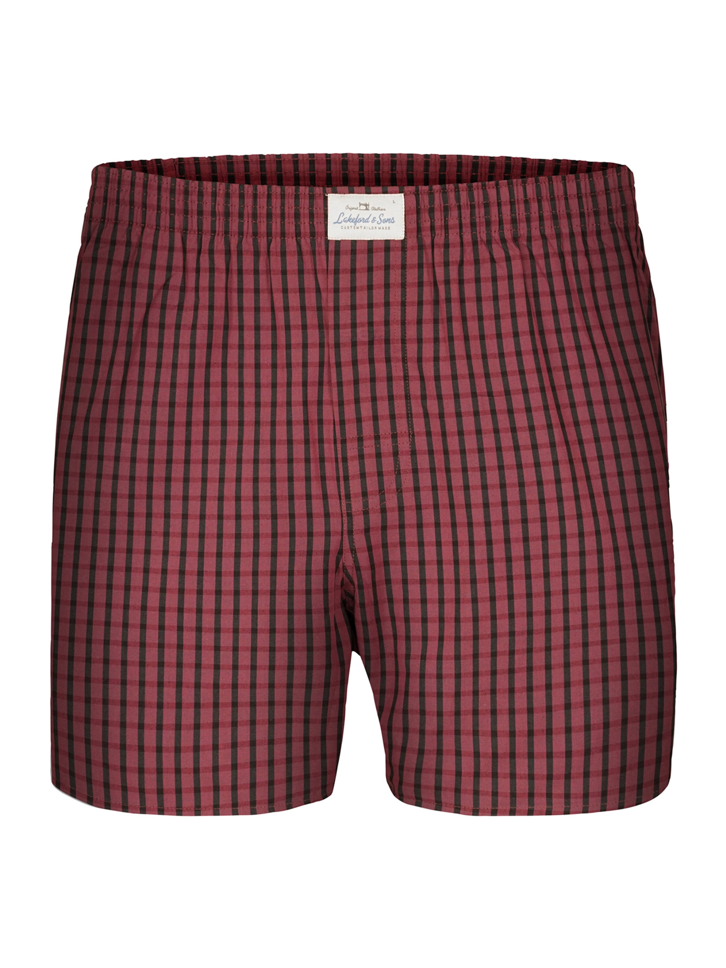 Lakeford & Sons Boxer shorts ' 3-Pack 'Karos' ' in Blue