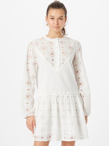 VILA Shirt dress 'Lini' in White: front