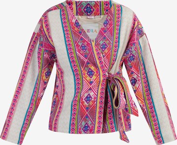 IZIA Knit cardigan in Mixed colours: front