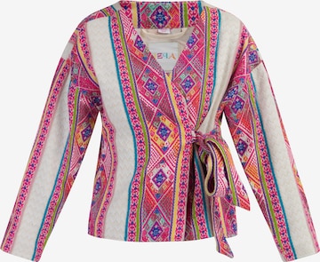 IZIA Knit cardigan in Mixed colours: front