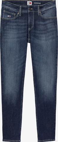 Tommy Jeans Plus - Slimfit Vaquero 'Scanton' en azul: frente