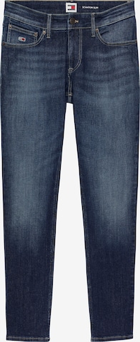 Coupe slim Jean 'Scanton' Tommy Jeans Plus en bleu : devant