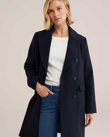 WE Fashion - Abrigo de entretiempo en azul: frente