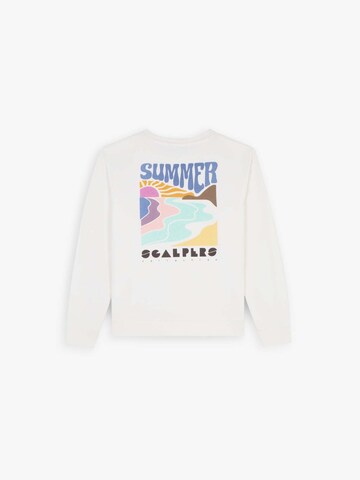 Scalpers Sweatshirt 'Sunset' in White