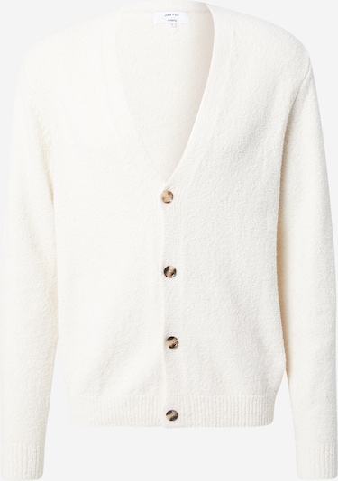 DAN FOX APPAREL Gebreid vest 'Ali' in de kleur Offwhite, Productweergave