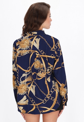 Chemisier faina en bleu