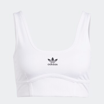ADIDAS ORIGINALS Bustier Sport-BH in Weiß
