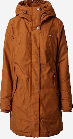 Ragwear Winter Parka 'JANNISA' in Brown: front