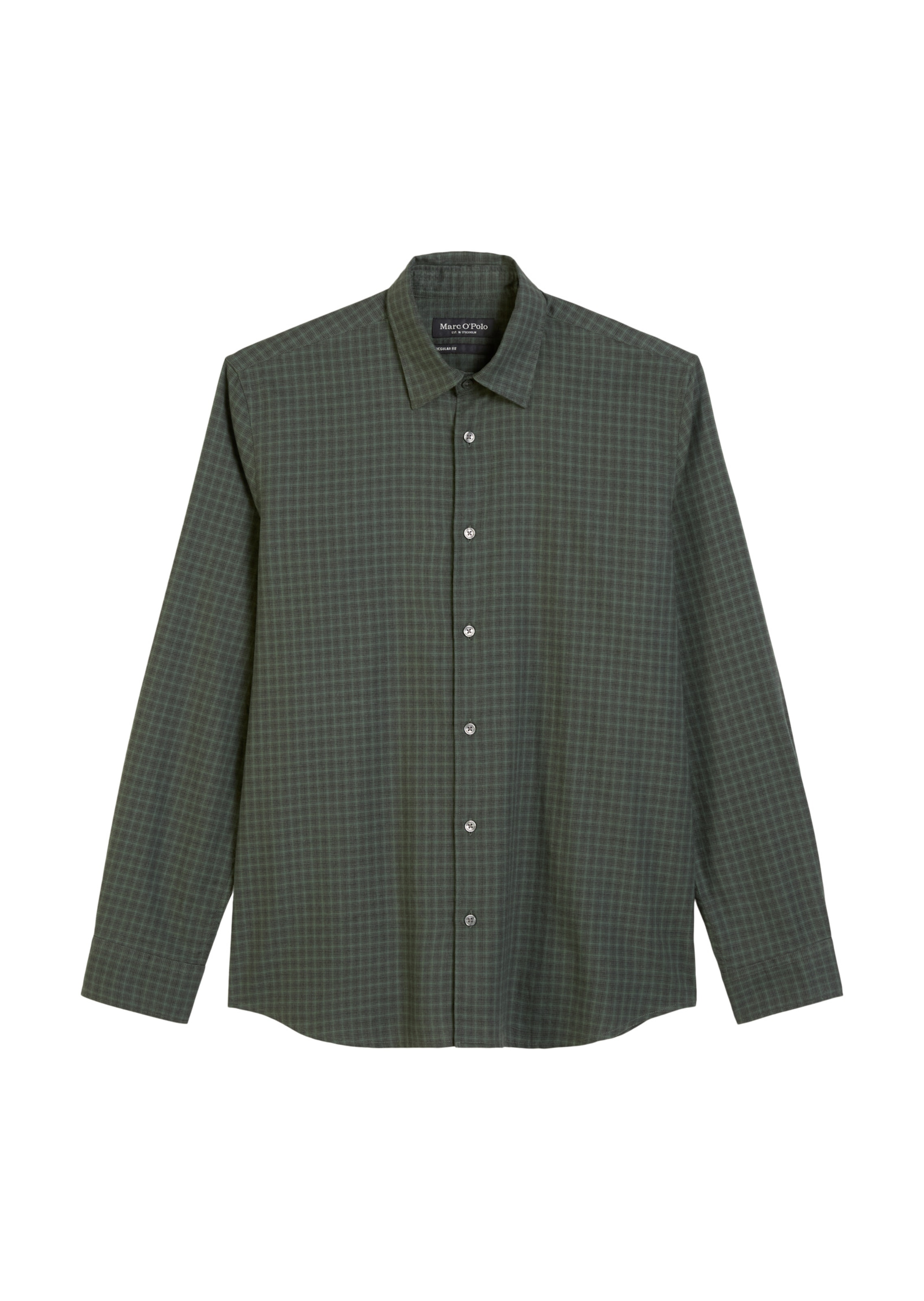 Marc O'Polo Regular fit Button Up Shirt in Green: front