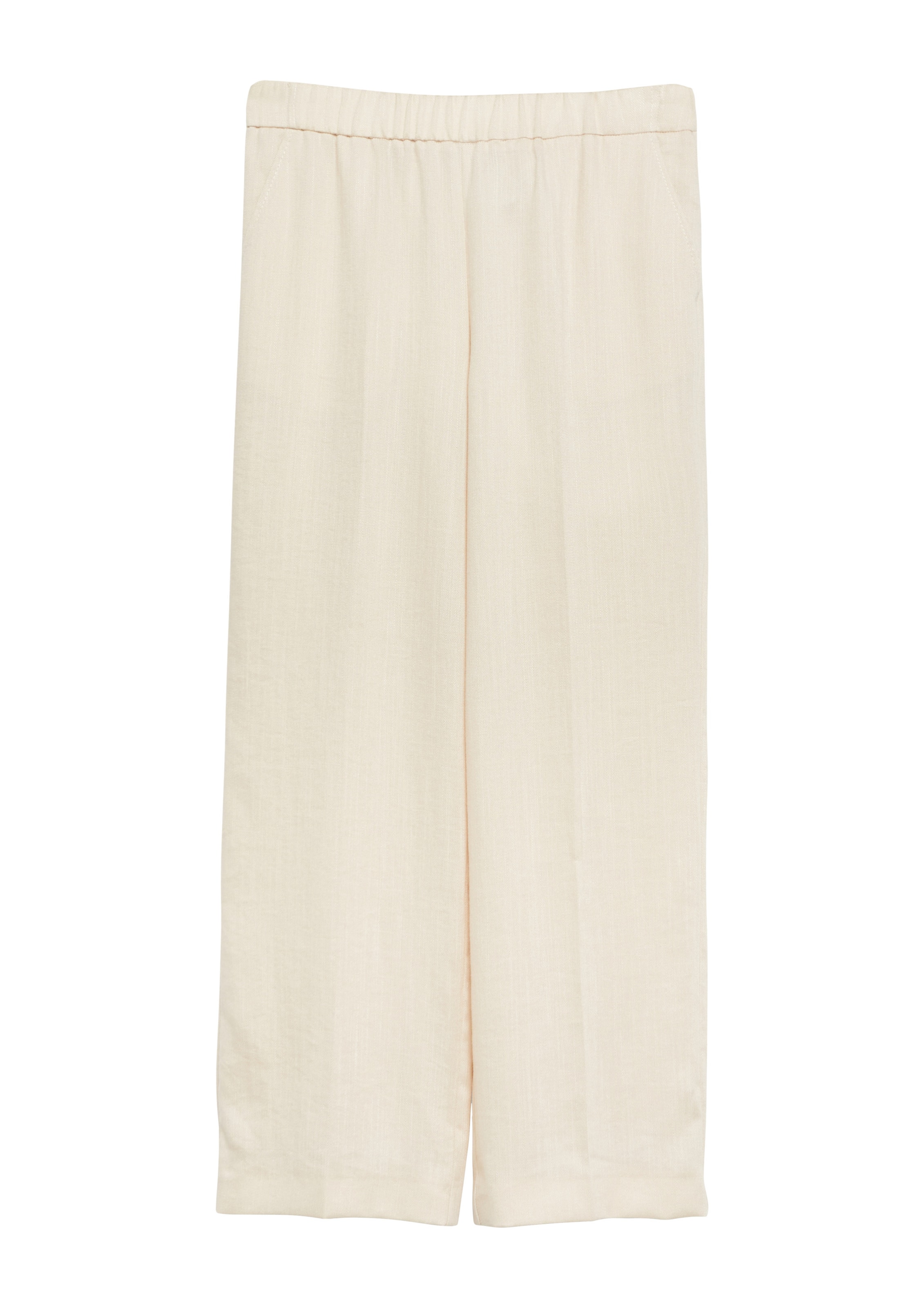 COMMA Regular Broek in Beige: voorkant