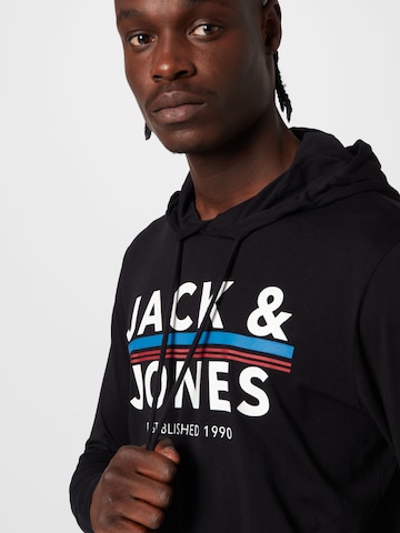 JACK & JONESSweater majica 'Ron' - crna boja