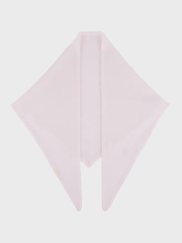 Écharpe SILK & CASHMERE en rose : devant