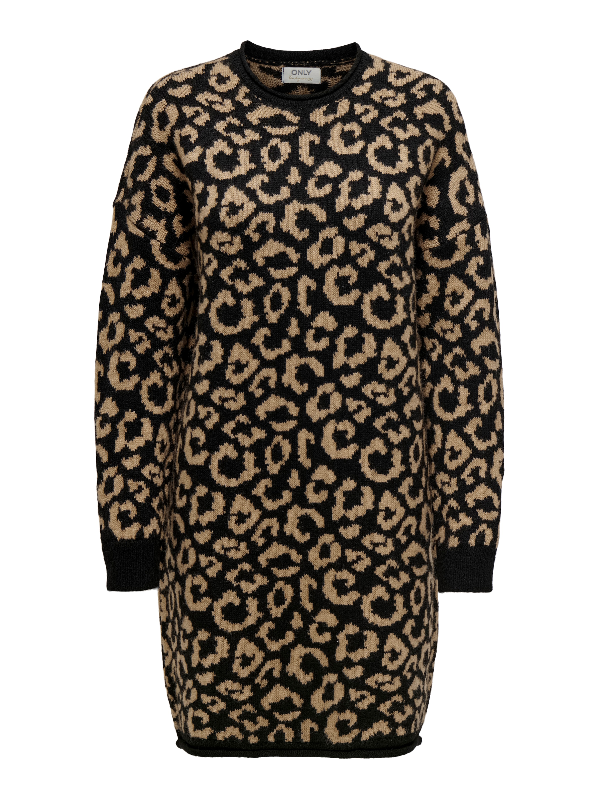 Robes en maille 'ONLJADE' ONLY en noir : devant