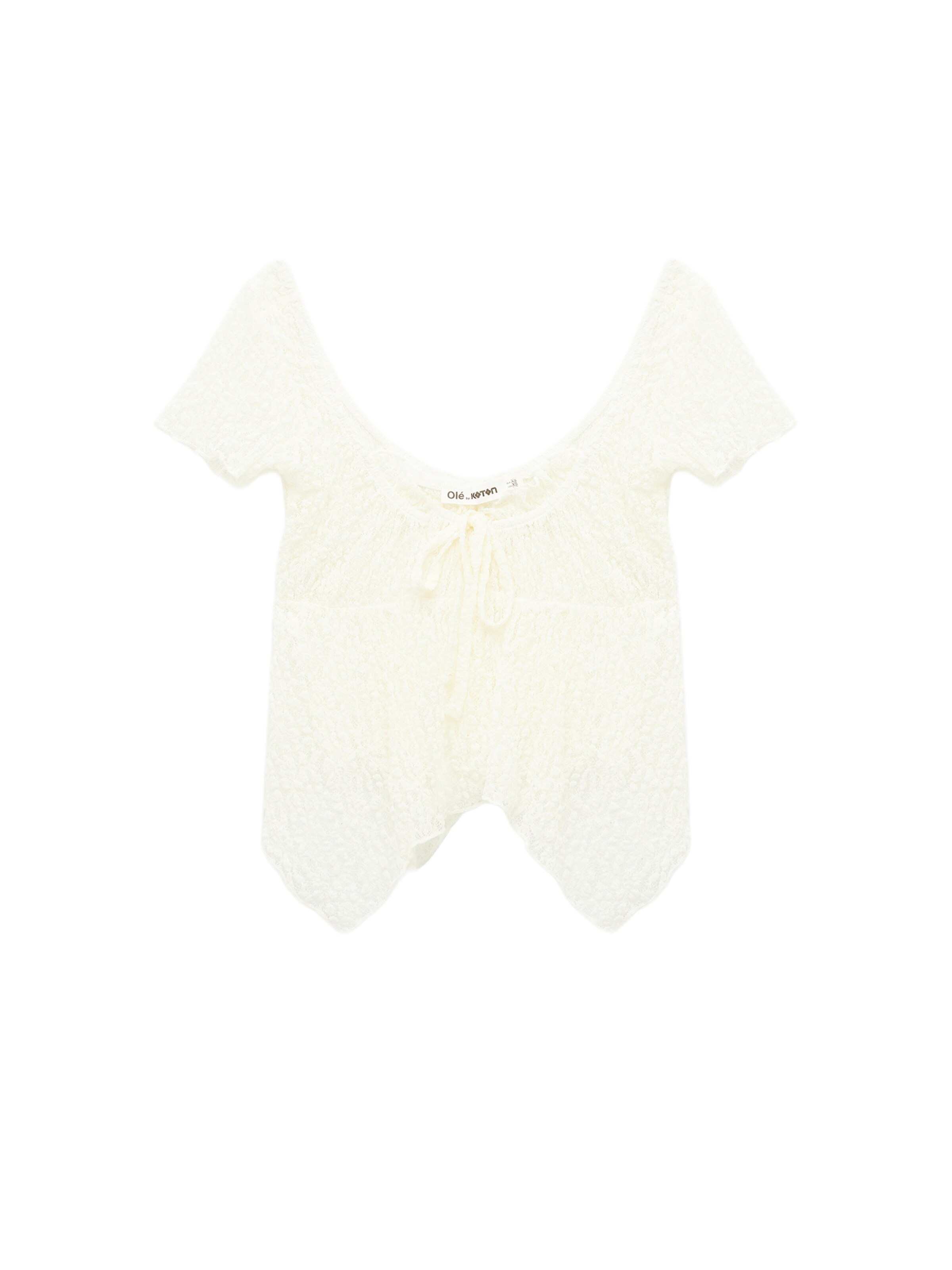 Koton Blouse in Beige: voorkant