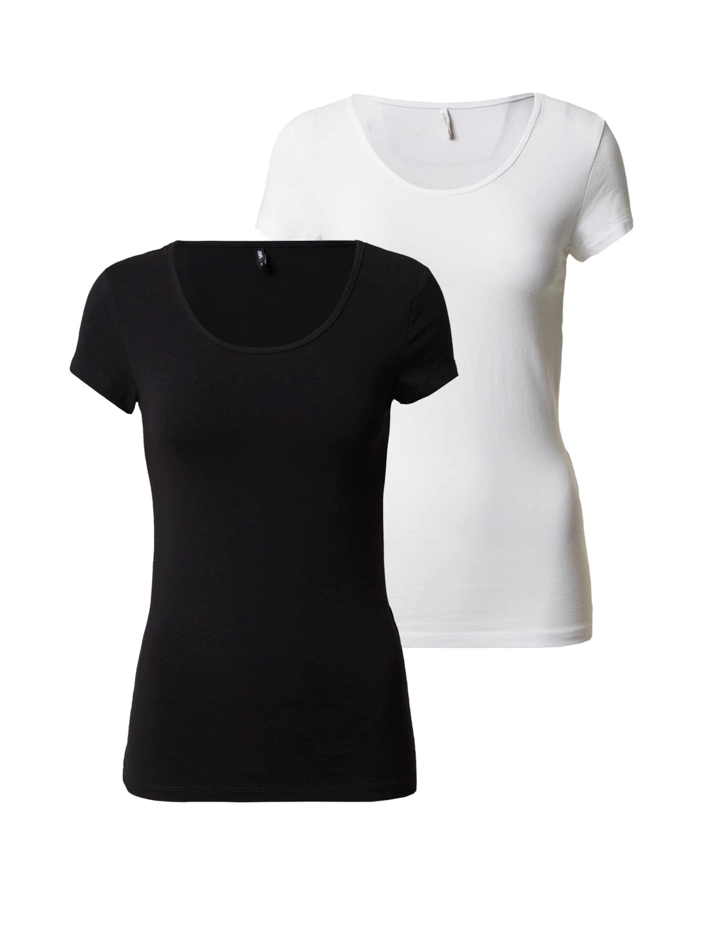 ONLY - Camisa 'ONLLive Love' em preto: frente