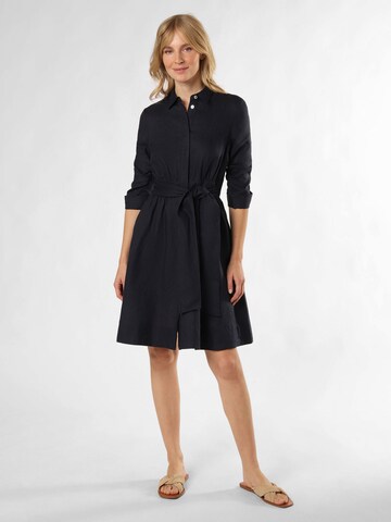Ambiance Shirt Dress in Blue: front