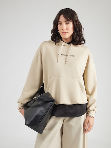 ARMANI EXCHANGE Majica | bež barva: sprednja stran