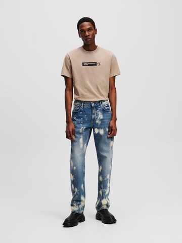 KARL LAGERFELD JEANS Regular Jeans in Blue: front