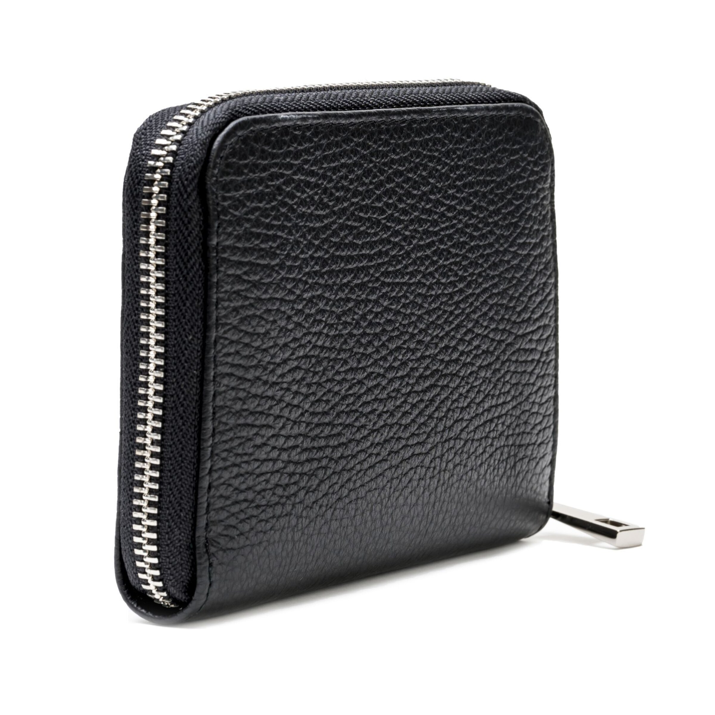 Portamonete 'Milano' di Lazarotti in nero