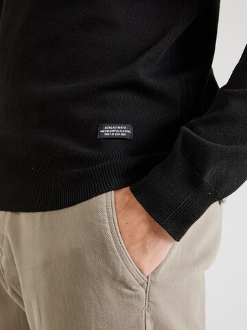 BLEND Sweter 'BRUTON' w kolorze czarny