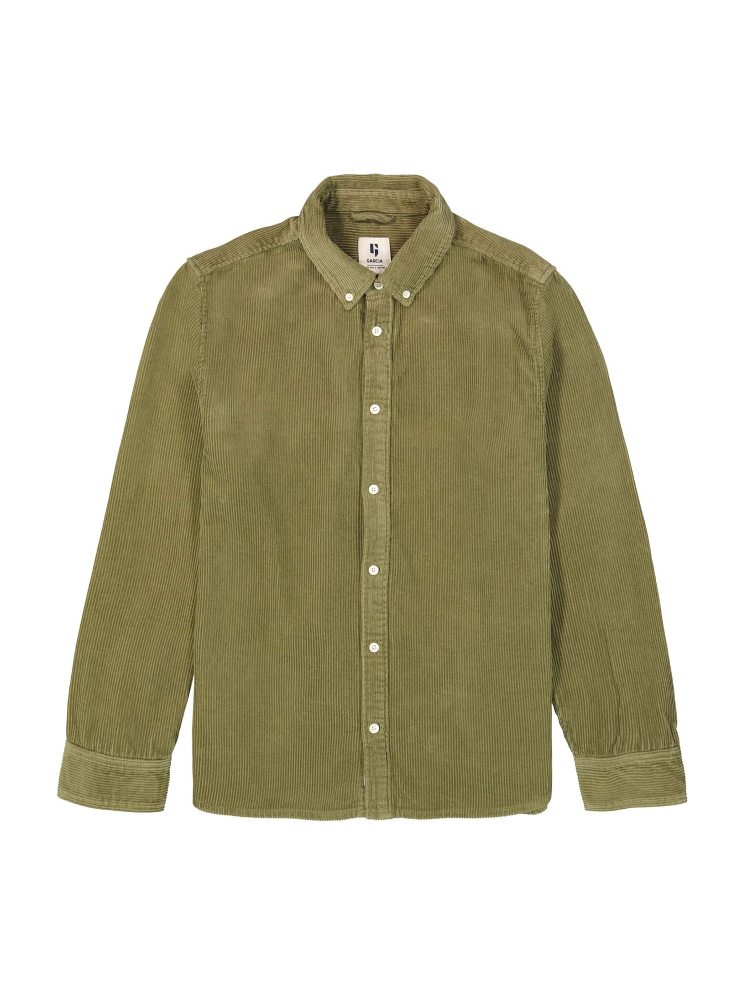 GARCIA Regular fit Skjorta i grön: framsida