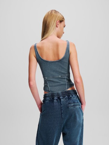 KARL LAGERFELD JEANS Tričkové body – modrá