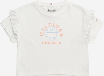 T-Shirt TOMMY HILFIGER en blanc : devant