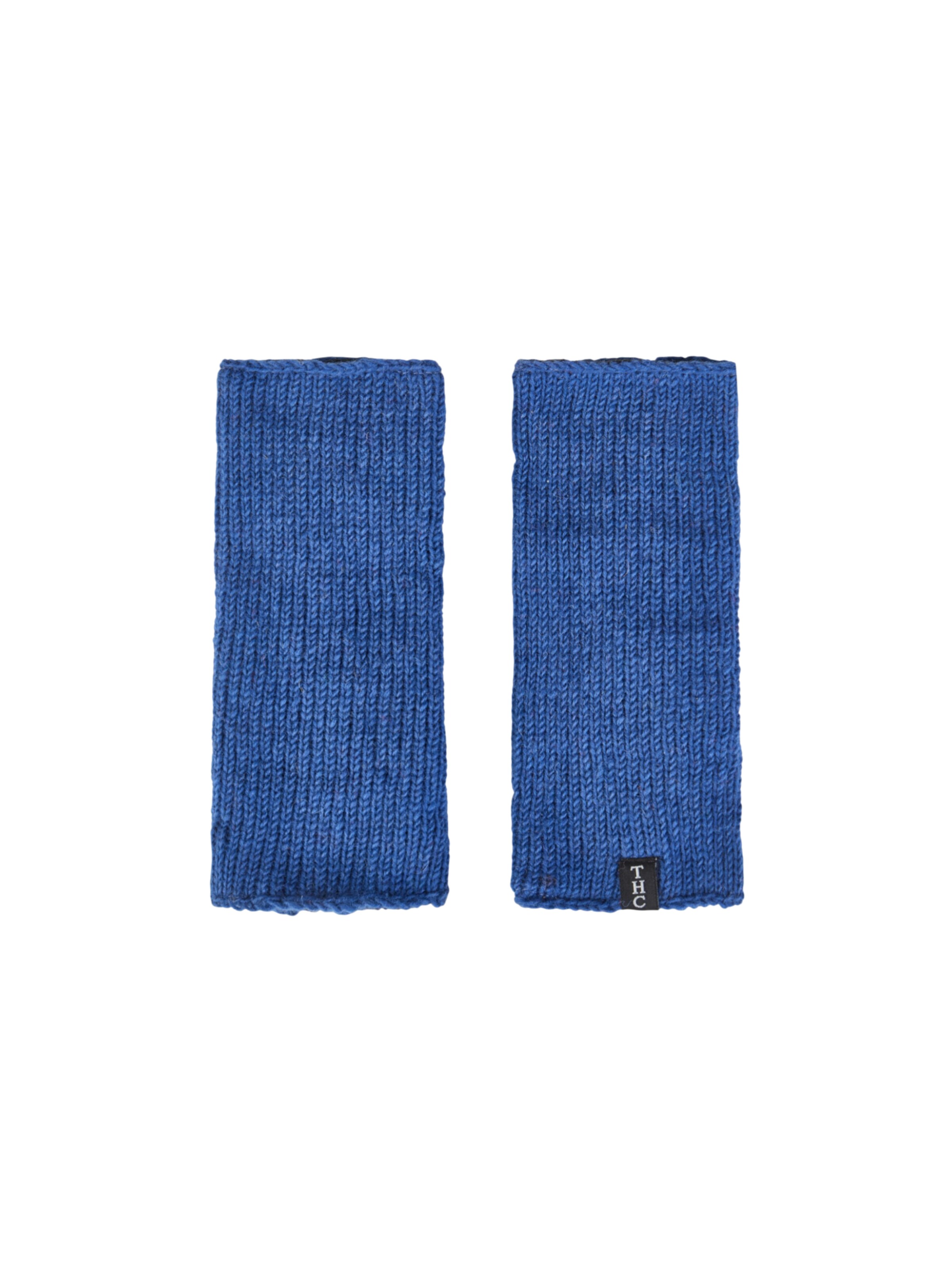 THC Natural Line Kurzfingerhandschuhe 'THC Armstulpen glatt AS773'‌‌‌‌‌‌‌‌‌‌ in Blau: Vorderseite